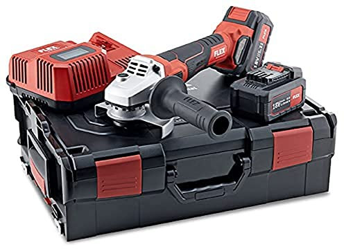 Flex Akku Winkelschleifer LB 125 18.0-EC/5.0 Set (Schleifer mit Bremse, Set inkl. Akku + Ladegerät) 499.331
