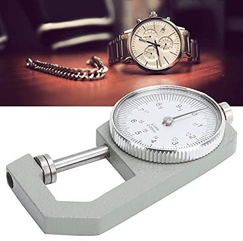 TXXM Calibro in Pelle, Calibro Spessore 0-20mm di Spessore accurato Calibro di Spessore in Pelle oz per Gioielli Gioielli Carta Orologio spessimetrico Calibro