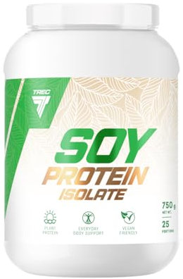 Trec Nutrition - SOY PROTEIN ISOLATE 750g JAR CHOCOLATE - Nicht-GVO Sojaproteinisolat, 94,8% Protein, ideal für Vegetarier