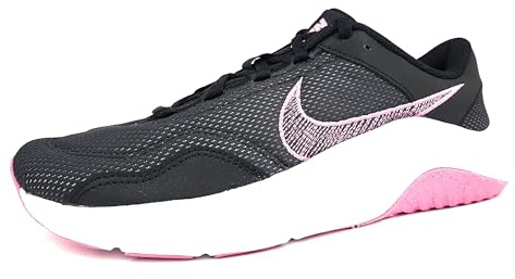 Nike Damen Legend Essential 3 Sneaker, Black/Pinksicle-Particle Grey, 38.5 EU