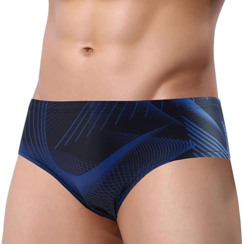 AIEOE Herren Badeslip Schnelltrocknende Badehose Kurz Schwimmhose Swim Trunks Männer Bikini Swimwear Farbe 03 Größe 5XL