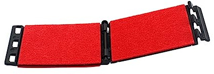 DRESSOOS Gitarrensaitenreiniger Mit Ergonomischem Griff Fusselfreies Mikrofaser Pad Rot Reinigungswerkzeug Für Gitarre Bass Ukulele Und Banjo