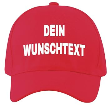 NIMAMA Unisex Erwachsenen Cap Bedrucken Lassen - Mit Wunschtext personalisiert - Individuell als Geschenk für Herren und Damen selbst gestalten