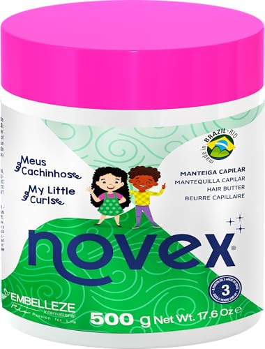 Novex My Little Curls Hårsmör för barn 3+, Leave-in Hair Butter Återfuktar lockar på djupet, Lämplig för alla typer av lockar 500g