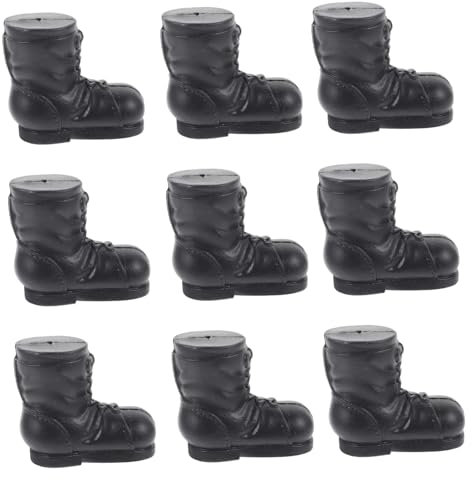 OUNONA 10Stücke Weihnachtsmann Stiefel Dekorationen DIY Nikolausstiefel für Weihnachten Festliche für Weihnachten Handwerkskunst und Liebevolle Details