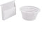 Gdfnmogo Cestino per skimmer per piscina con kit porta Weir, parti di ricambio compatibili con 8928 8926 filtro a bocca larga di dimensioni standard, bianco