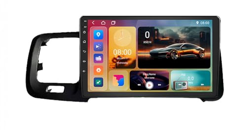 Android 15 Car Stereo,for Volvo S60 V60 2011-2020 RHD 9'' IPS Touch Screen Car Radio with Wireless Carplay/Android Auto,GPS, WiFi, Bluetooth，Support OBD2/DVR/DSP(H5 4G+64G)