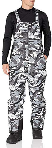 Generisch Funktionshose Herren Mit Trägern, Herren Skihose Winter Elegante Latzhose Baggy Jumpsuits Camouflage Winterhose Freizeit Schneehose Regular Fit Wanderhose Arbeitshose Leichte Reithose