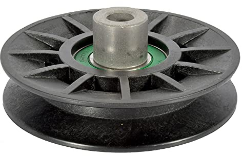 MaxPower 332519B V-Idler remskiva för hantverkare, Husqvarna, fjäderklippare ersätter OEM-nummer 194326 och 532194326, svart