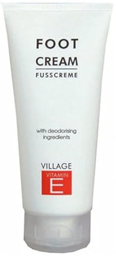 Village Vitamin E Fußcreme Creme in Tube (Fußbalsam 100 ml, Fußfeuchtigkeitscreme Unisex) 952202