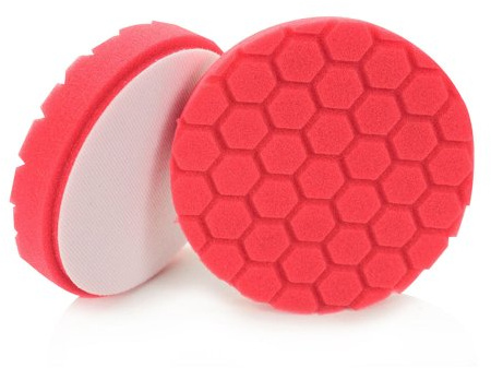 Chemical Guys, Hex-Logic Ultra Light Finishing Pad, Red, 5.5 in for 5 in