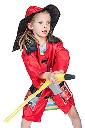Dress Up America - Panoplie de pompier - Taille: 3-7 ans