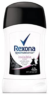 REXONA Invisible Pure Anti-transpirant Stick pour Femme 40 ml