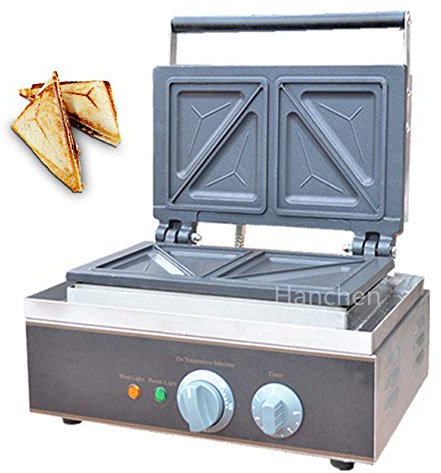 Hanchen FY-113 220 V Lot de 2 moules à panini électriques commerciaux