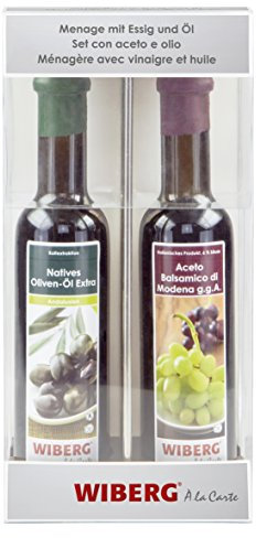 Wiberg Menage mit Essig (Balsamico) und Öl (Olivenöl)