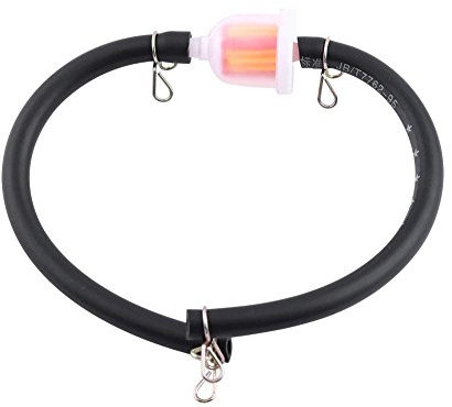 Motorcycle Fuel Filter, Keenso 1Pc Universal Motorcycle Small Gasoline Fuel Filter Kit With Tubing Clips Gas Tubing Set fuel filter mini moto