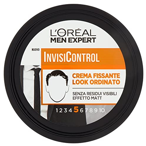 l'ORÉAL Paris Men Expert Creme Invisi Control, Fixiercreme für einen gepflegten Look – 150 ml, 1 Stück