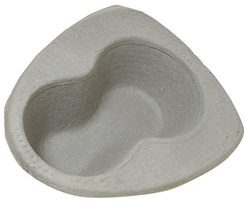 Caretex Cardboard Pulp Disposable Hospital Care Home Bed Pan Liners, 2000ml 25 Pack, Easy Storage Self Stackable