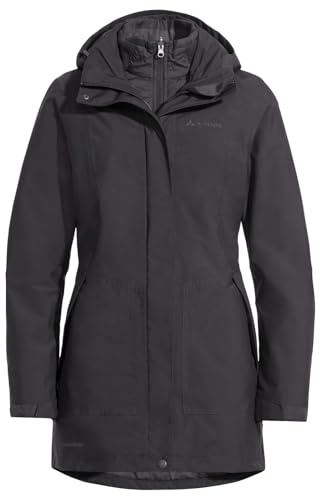VAUDE Donna Idris 3 in 1 Parka III – Giacca invernale da donna – cappotto impermeabile