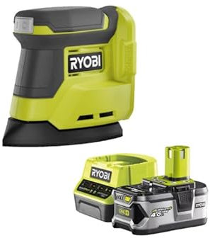 Pack RYOBI Ponceuse triangulaire 18V OnePlus - RPS18-0 - 1 Batterie 4.0Ah - 1 Chargeur rapide RC18120-140