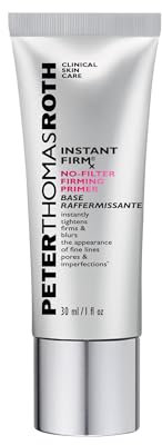Peter Thomas Roth | Primer instantáneo FIRMx sin filtro, tensor instantáneo de la piel, más firme para la piel, base de maquillaje para cara, imprimación facial borrosa