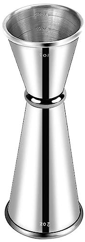 Delgeo Jigger da Cocktail in Acciaio Inossidabile (1oz/2oz Graduazioni）