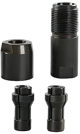 Colcolo Adaptador de amoladora Durable a mandril de amoladora recta Liberación rápida Conversión profesional M10 Universal para tareas de lijado Corte, 6mm+3mm