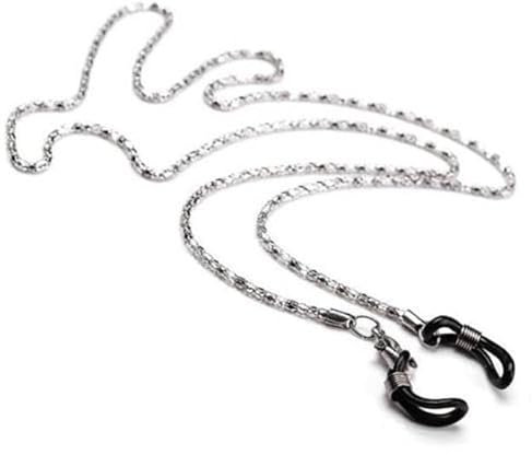 YOGAYE Einfache Brillenkette Lanyard Maske Lanyard Damen Herren Edelstahl Sonnenbrillenketten Brillenband Lesebrillenkette