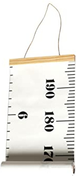 BESTonZON Bürowanddekorationen Büro-wanddekoration Höhendiagramm Messen Höhenwachstum Hängendes Lineal Babymöbel Lineal Für Baby-wachstumsdiagramme Erröten Neugeboren Weiß Hölzern