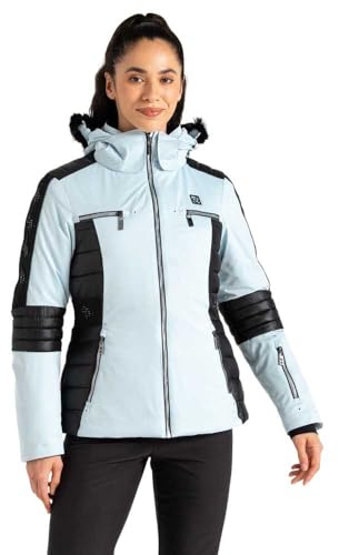 Dare2B Damen Womens Enlighten Jacket Skijacke, Ruhiges Blau, Schwarz, 44