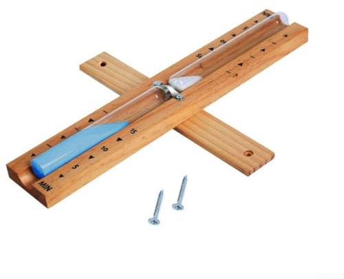 PETSTIBLE Sanduhr für Sauna, hitzebeständig, drehbar, für Sauna-Essentials, 15 Minuten Sanduhr, Grün