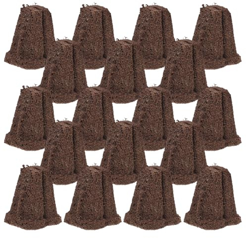 NUOBESTY Kit de Culture Hydroponique 30 Pièces Cubes de Germination en Charbon de Tourbe pour Jardinage Intérieur et Extérieur Semis et Bouturage Milieu de Culture sans Terreau Haute