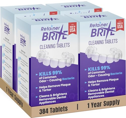 Retainer Brite Retainer brite, 1 year supply, 384 tablets, 384 Count