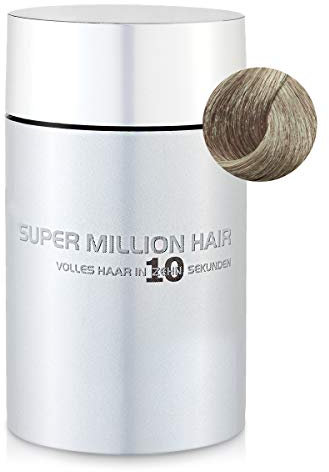 Super Million Hair Haar Fasern und Schütthaar, hochwertiges Streuhaar zur Haarverdichtung, 15 g, Ash-Blond (5)