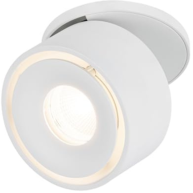Paulmann 93372 LED Einbauleuchte Spircle 78mm incl. 1x8,0 W Warmweiß Weiß matt Aluminium Beleuchtungssystem 3000 K