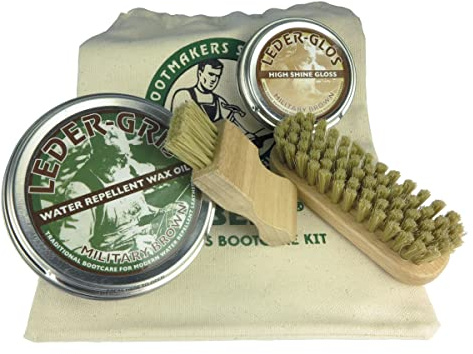 Altberg Boot Polishing Kit - MoD Brown, Military Army Polish Bootcare Kit