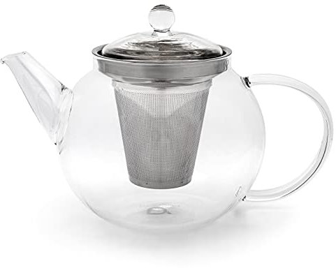 Bredemeijer Ravello Teekanne, Borosilikat Glas, Transparent, 1200ml