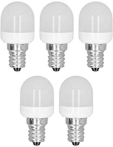 Garosa LED E12 Light Bulbs Ceiling Fans, 1.5W Warm White 2700K A15 Globe, Non-Dimmable Candela Base Bulbs for Living Room Bedroom Office Hallway, PC Material 6 Pack