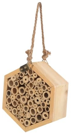 ORFOFE Vielseitiges Insektennest Aus Holz Zum Aufhängen Im Garten Für Die Bienenzucht