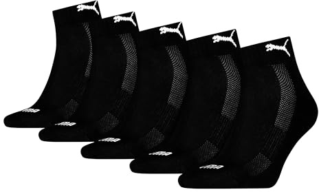 PUMA Unisex vadderad strumpa, svart, 43/46 EU