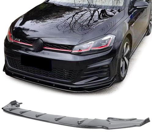 CUP Frontspoiler Lippe Performance Carbon Look für VW Golf 7 GTI 13-20