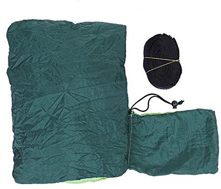 Lybunair Widen Allungare Amaca da viaggio da campeggio all'aperto Letto sospeso Altalena per dormire (Frutto verde misto a verde scuro)