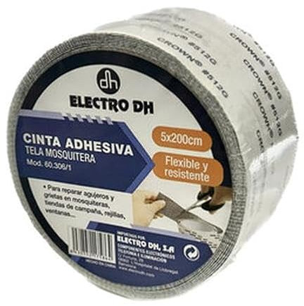 Blendend Nastro adesivo in tessuto per zanzariere, 2 m, resistente e autoclavabile; ideale per riparazioni di zanzariere e artigianato.