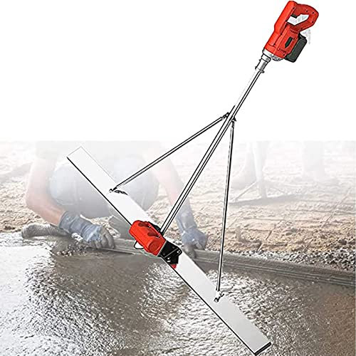 Kit vibratoire pour chape à béton, outil de finition pour béton, grattoir électrique pour béton, niveleuse électrique sans fil, outil de finition pour chape de surface en béton, 6 000 tr/min, 6 000