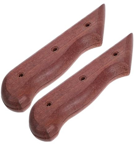 POPETPOP 2pezzi Manico in Legno Per Coltello Impugnatura Di Ricambio Per Coltello Da Cucina Accessorio Per Riparazione Del Manico Design Ergonomico Legno Resistente