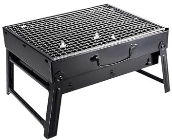 YTYTU Holzkohlegrill, Klappbarer Tragbarer Grill, BBQ Campinggrill, Tischgrill Für Picknick, Gartenterrasse, Camping