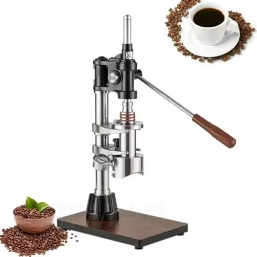 Commercial Manual Lever Espresso Machine with Built-in Pressure Gauge, Perfect for Barista-Quality Coffee at Home or Cafe
