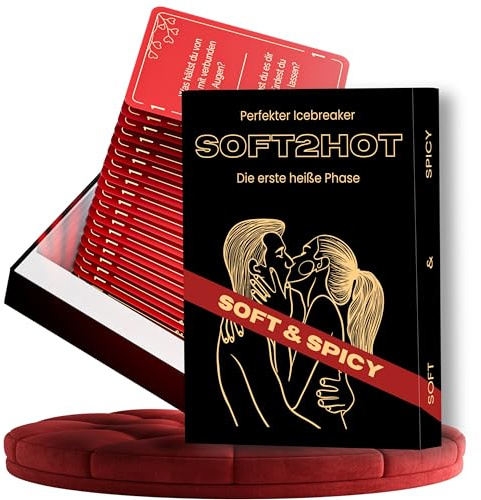 Soft2Hot Soft&Spicy | Lustiges Fun- & Partyspiel ab 18+ | Kartenspiel für Paare, Freunde & Gruppen | Geschenkidee für Erwachsene & Date Nights | Special Edition Phase 1 mit 96 neuen Aufgaben