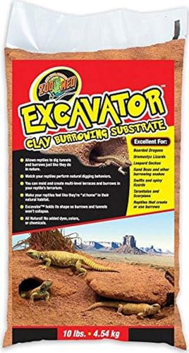 Zoo Med XR-10E Excavator Clay Burrowing Substrate, 4.5 kg, Bodensubstrat für grabende Reptilien