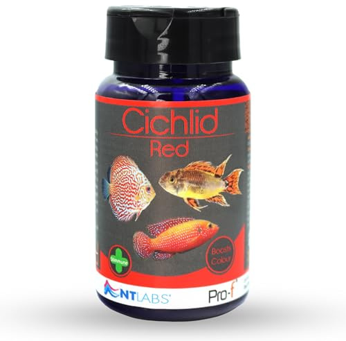 NT Labs Pro-f Cichlid Red American Species Fish Food Granules (35g)